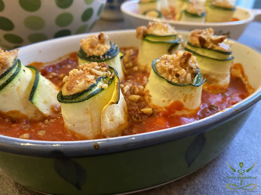 Casserole zucchini farci sauce tomate